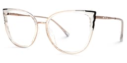 Estrada Cateye Black-Crystal Glasses3