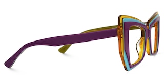 Verdejo Geometric Purple Glasses2