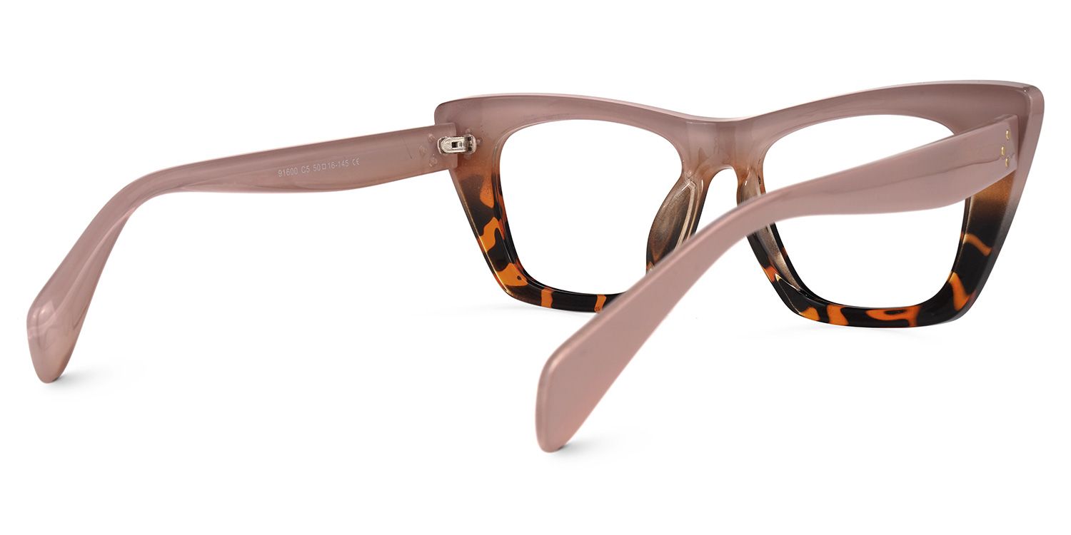 Giles Cateye Two-Tone Glasses | Zeelool Glasses3
