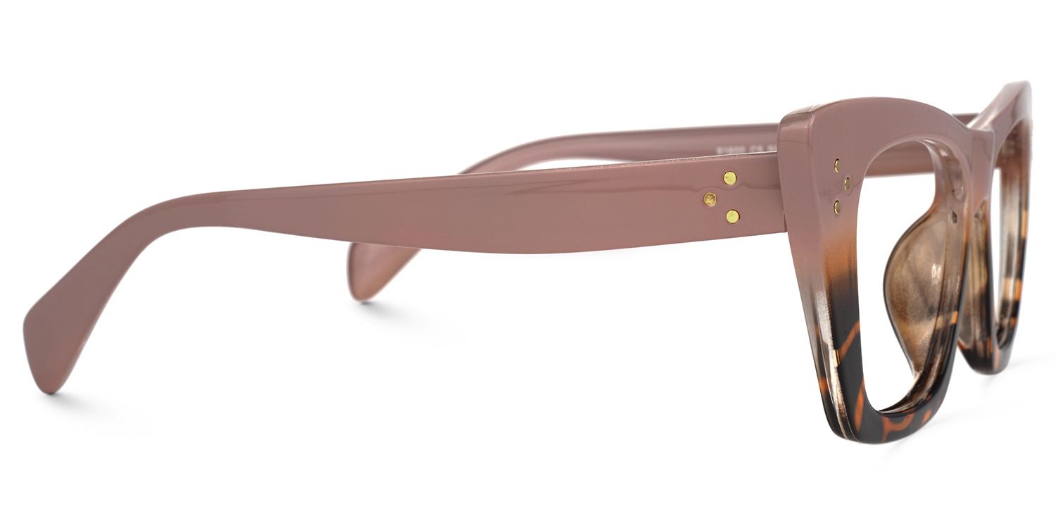 Giles Cateye Two-Tone Glasses | Zeelool Glasses2