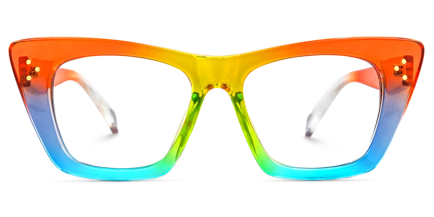 パステル Giles Cateye Multicolor Glasses | Zeelool Glasses