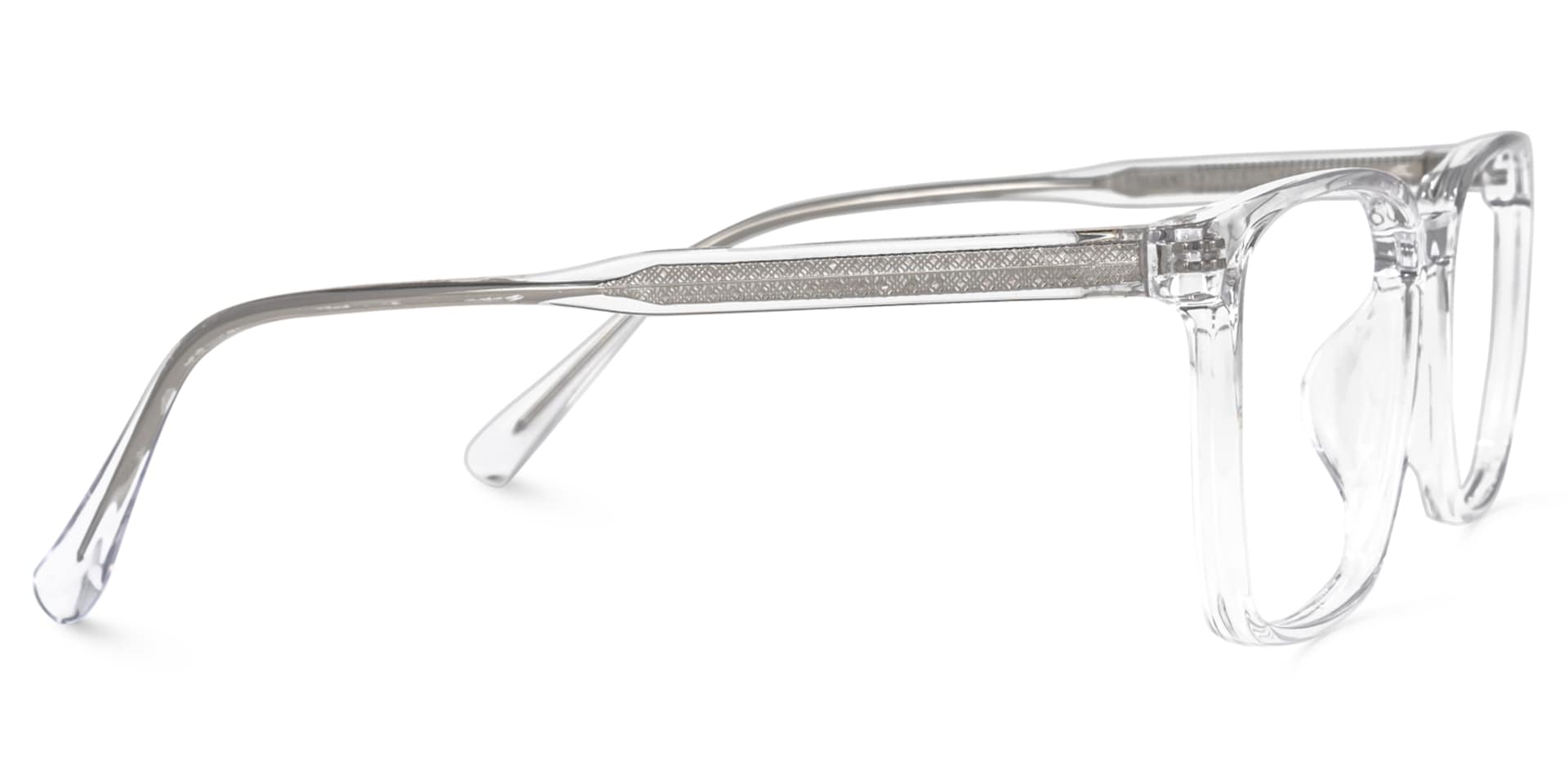 Webby Square Crystal Glasses | Zeelool Glasses2