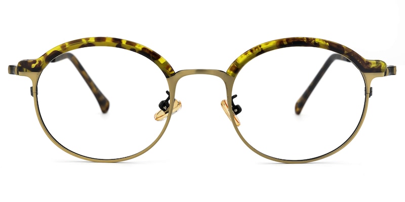 Janette Oval Yellow Glasses | Zeelool Glasses0