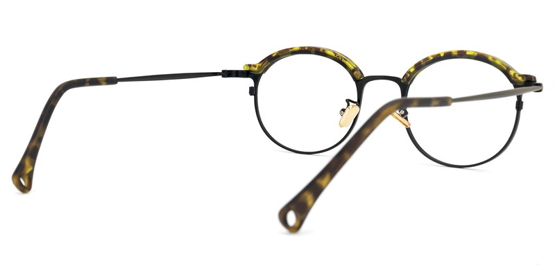 Janette Oval Yellow Glasses | Zeelool Glasses2