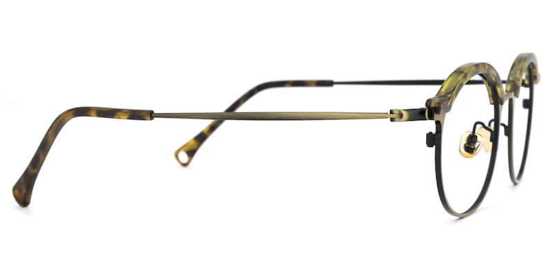 Janette Oval Yellow Glasses | Zeelool Glasses3