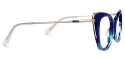 Duchess Cateye Blue Glasses2