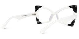 Joanie Geometric White Glasses2