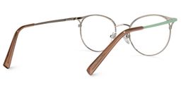 Kylie Oval Green Glasses2