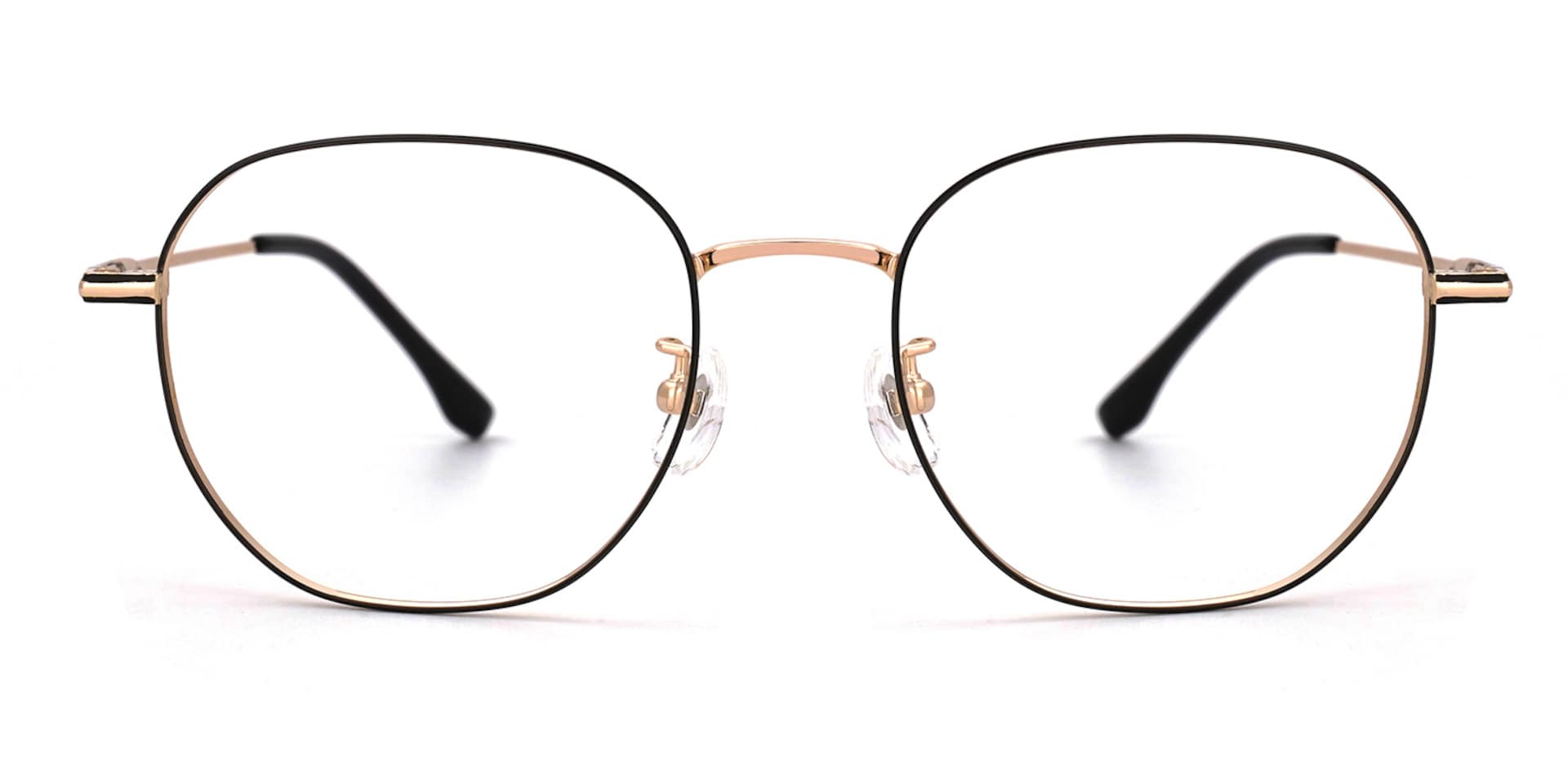 Bezjak Round Black Glasses | Zeelool Glasses0