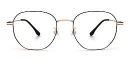 Bezjak Round Black Glasses0