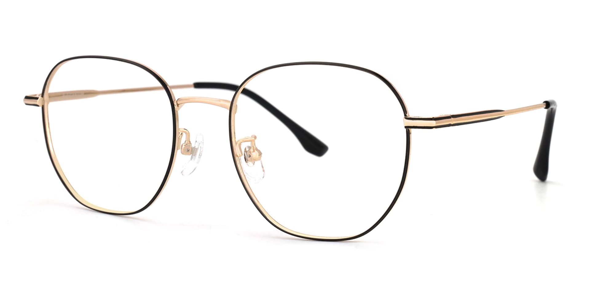 Bezjak Round Black Glasses | Zeelool Glasses1