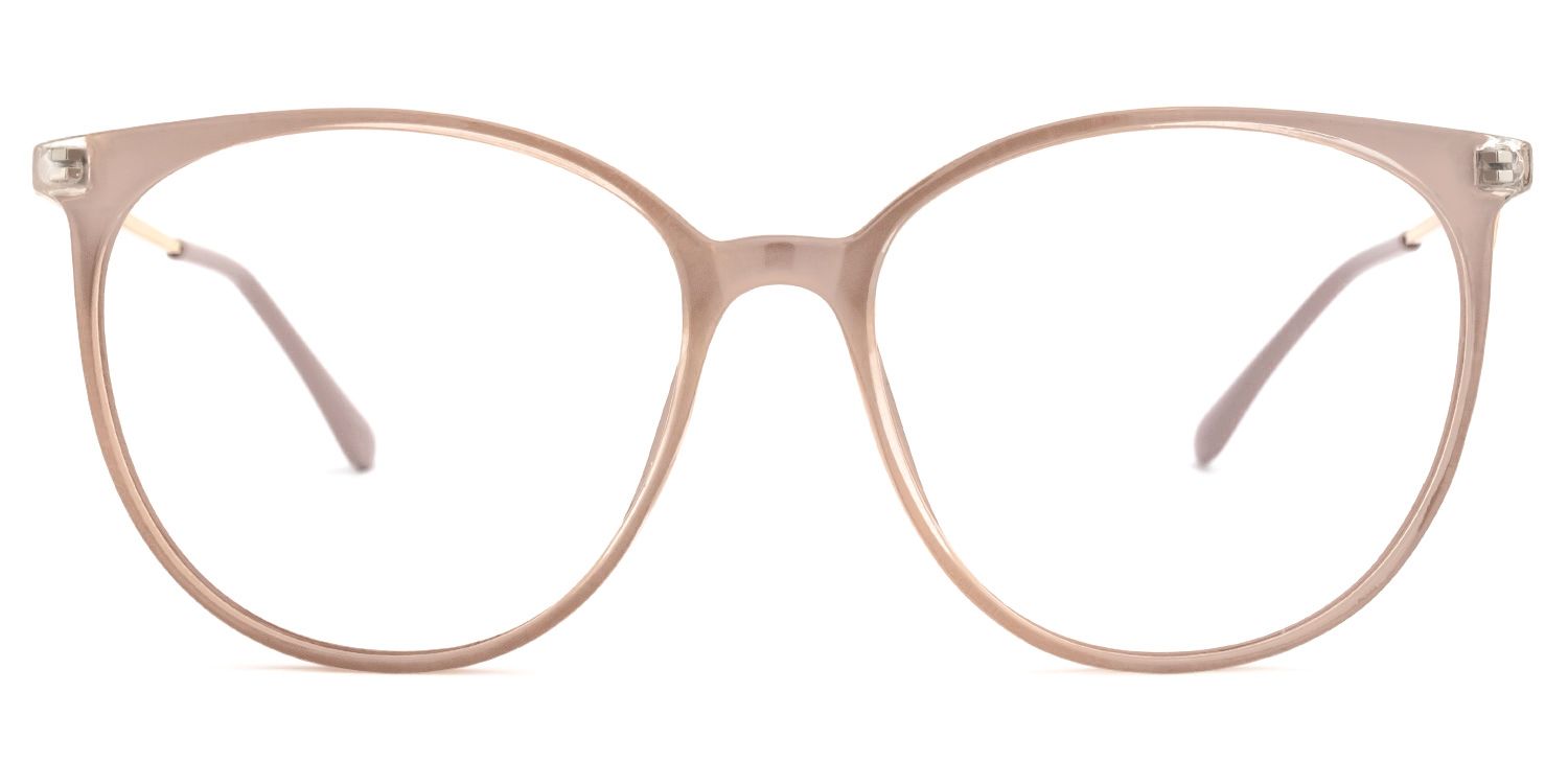 Chanty Round Pink Eyeglasses and Thin Frames1