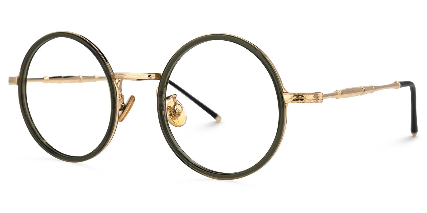 Glory Round Black Glasses | Zeelool Glasses1