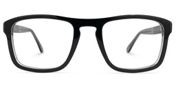 Barbee Square Black Glasses0