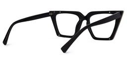 Corcino Cateye Black Glasses3