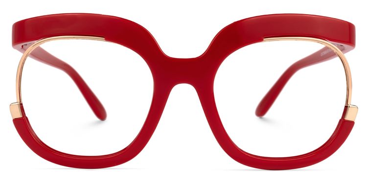 Darice Red Round Glasses