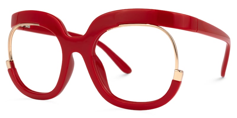 Darice Round Red Glasses