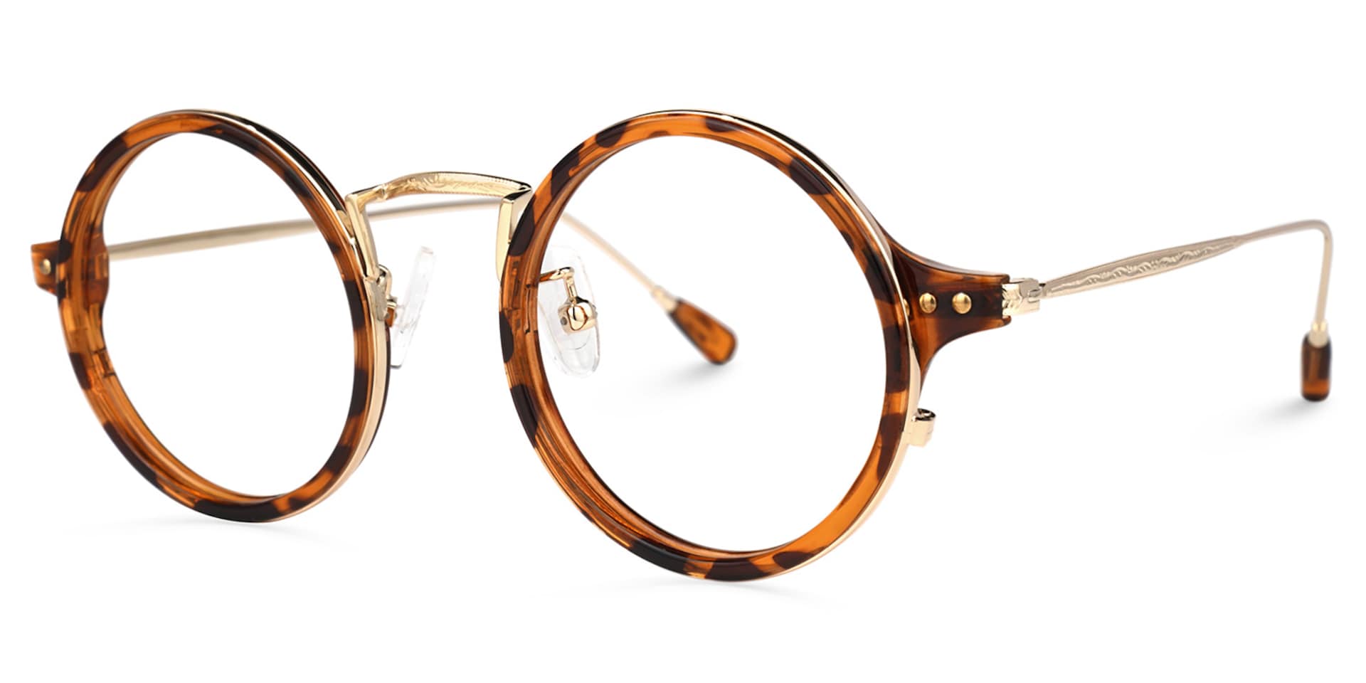 Ortiz Round Tortoise Glasses | Zeelool Glasses1
