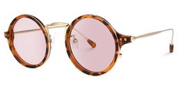Ortiz Round Tortoise Sunglasses1