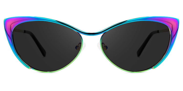 Ellen Cateye Iridescent Sunglasses