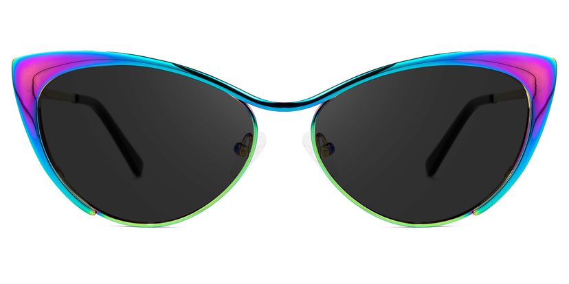 Ellen Cateye Iridescent Sunglasses