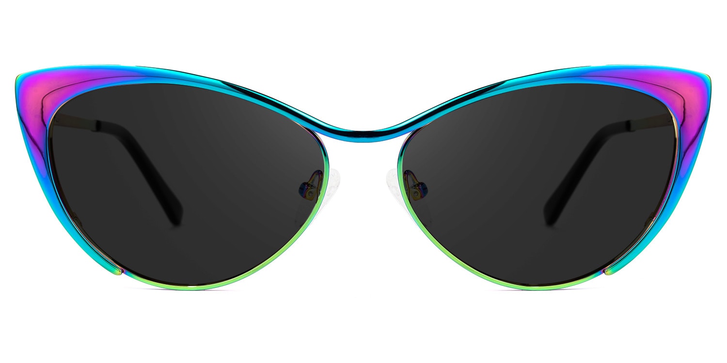 Ellen Cateye Iridescent Sunglasses