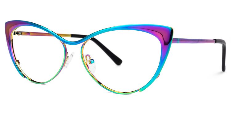 Ellen Cateye Iridescent Glasses