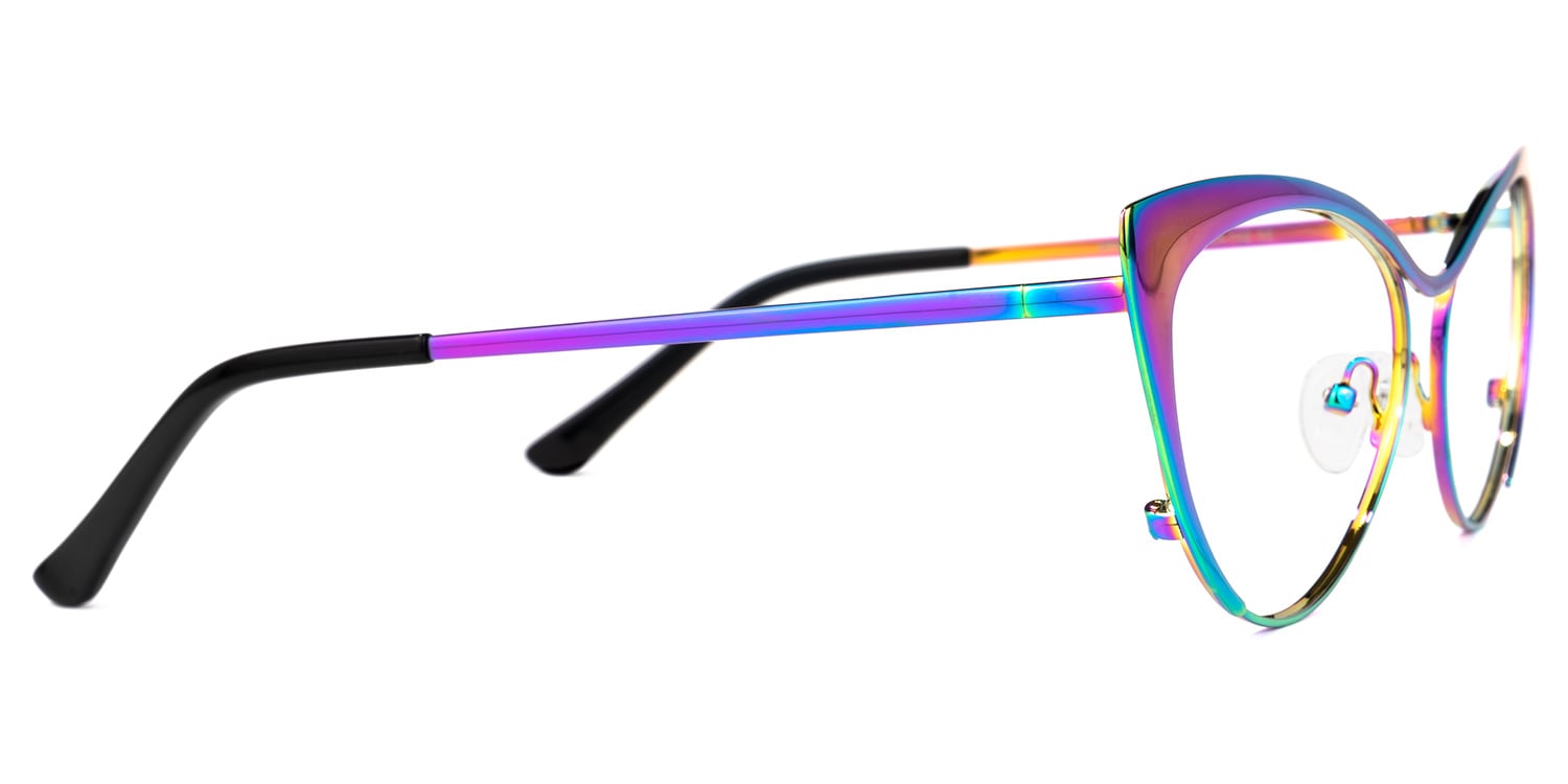 Ellen Cateye Iridescent Glasses2