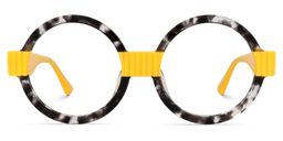 Lindsey Round Light-Tortoise Glasses0