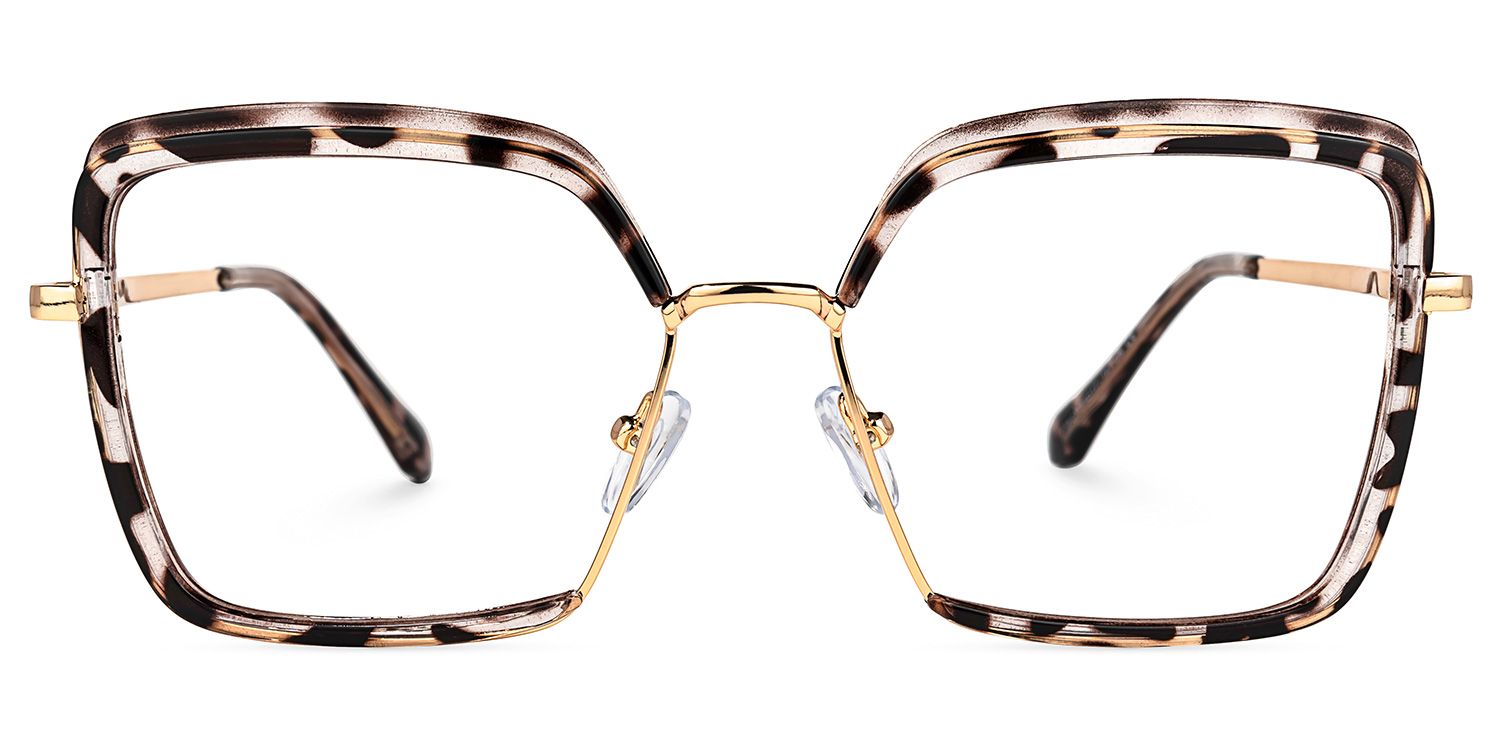 Cordaro Square Tortoise Frame Eyeglasses | Zeelool Optical0