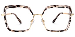 Cordaro Square Clear Tortoise Shell Glasses1
