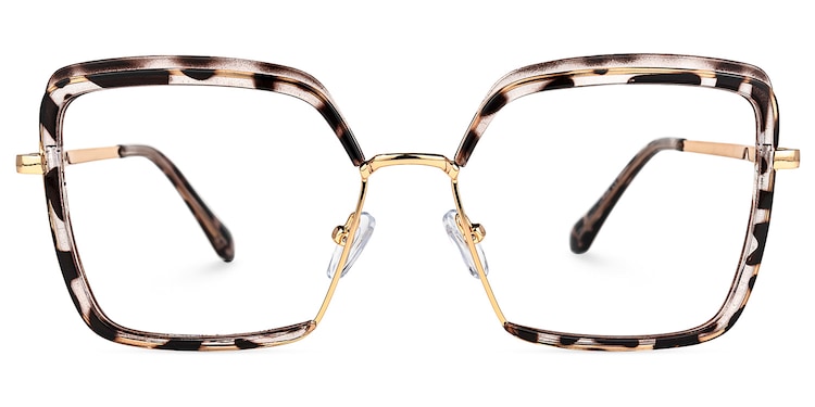 Cordaro Square Clear Tortoise Shell Glasses
