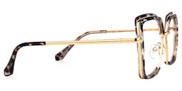 Cordaro Square Clear Tortoise Shell Glasses3