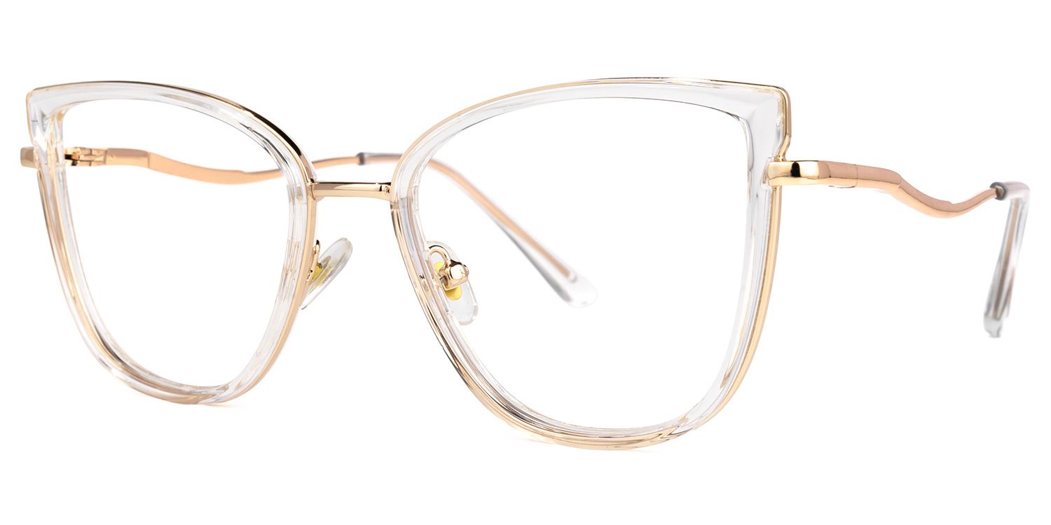 Adiiel Cateye Clear Glasses | Zeelool Glasses1