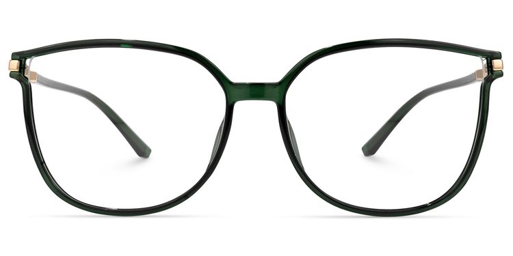 Rodz Square Dark-Green Glasses