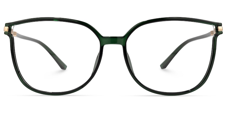 Rodz Square Dark-Green Glasses