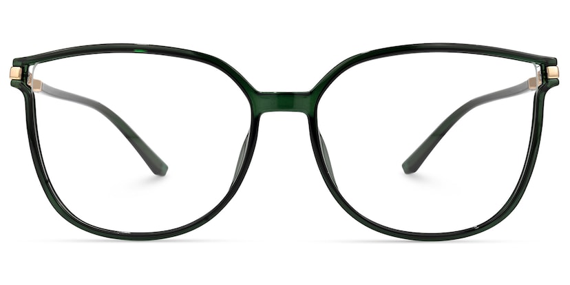 Rodz Square Dark-Green Glasses