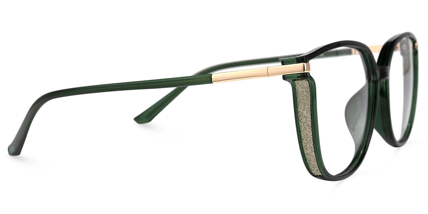 Rodz Square Dark-Green Glasses2
