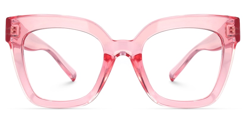 Malcolm Square Pink Glasses