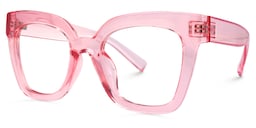 Malcolm Square Pink Glasses1