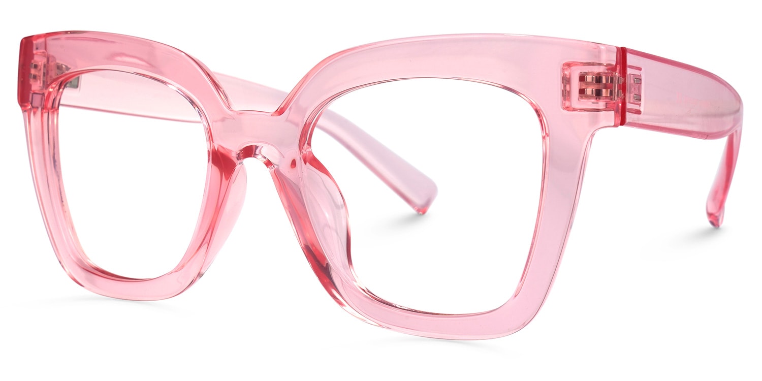 Malcolm Square Pink Glasses