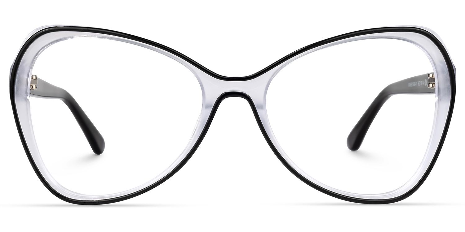 Margarita Geometric White Glasses | Zeelool Glasses0