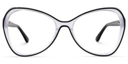 Margarita Geometric White Glasses0