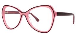 Margarita Geometric Pink Glasses1