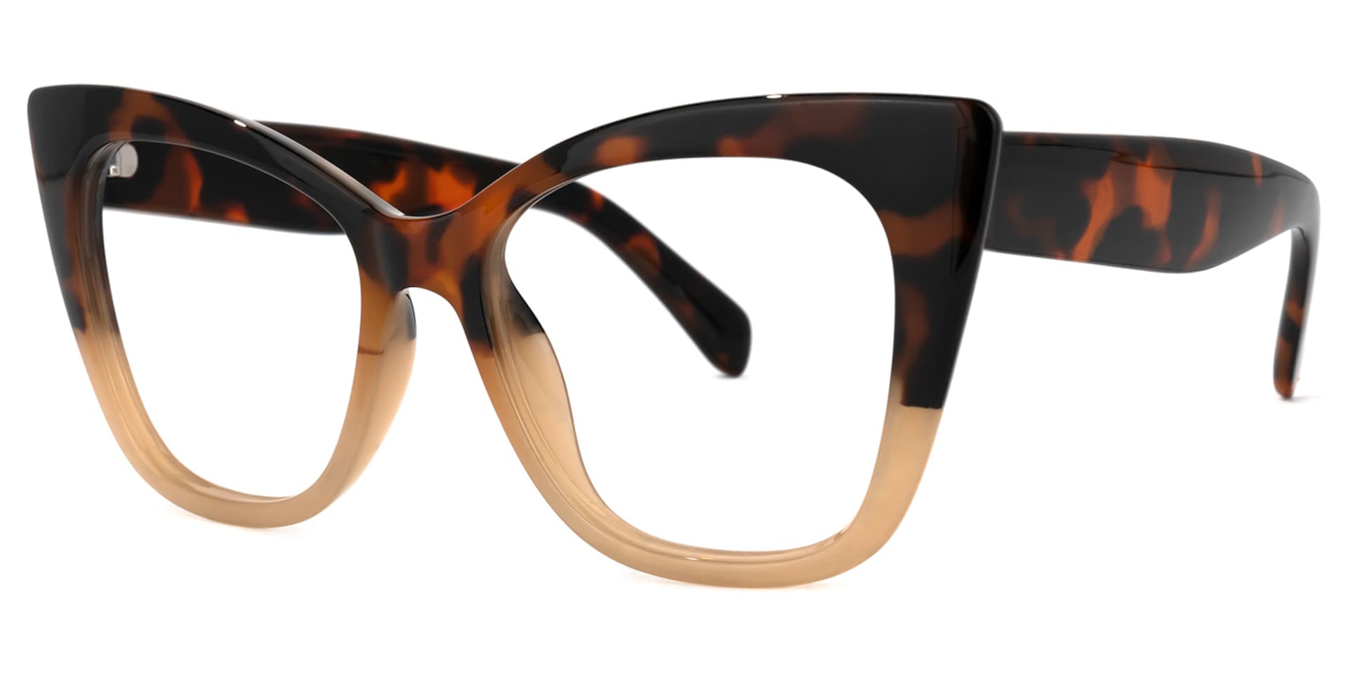 Royster Cateye Tawny Glasses | Zeelool Glasses1