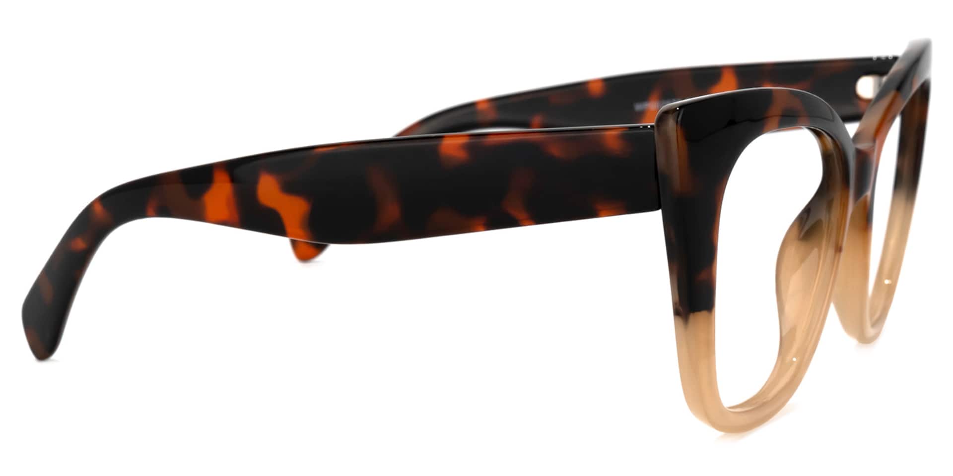 Royster Cateye Tawny Glasses | Zeelool Glasses2