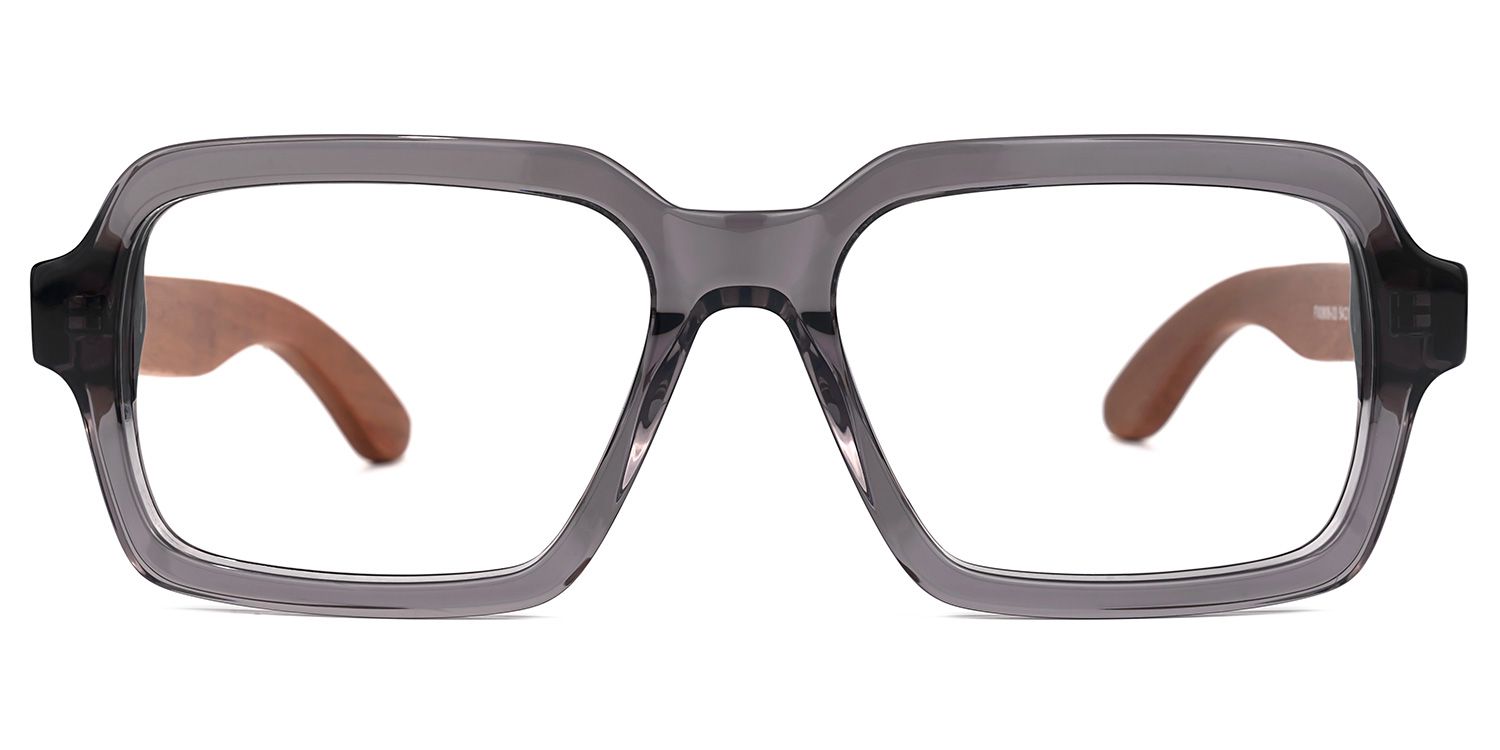 Cassells Square Gray Glasses | Zeelool Glasses0
