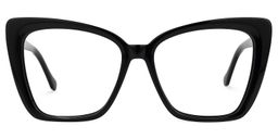 Shanell Butterfly Black Glasses0