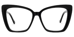 Shanell Butterfly Black Glasses0