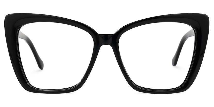 Shanell Butterfly Black Glasses